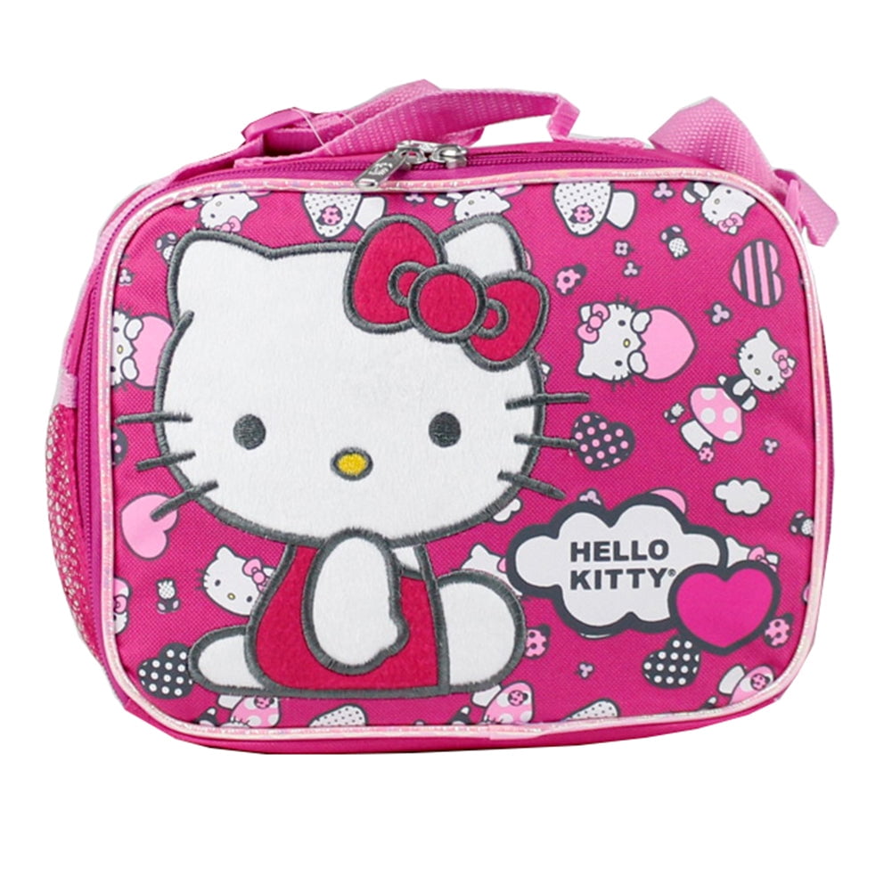 Sanrio Hello Kitty Insulated Lunch Bag - Hearts Clouds Girls School ...