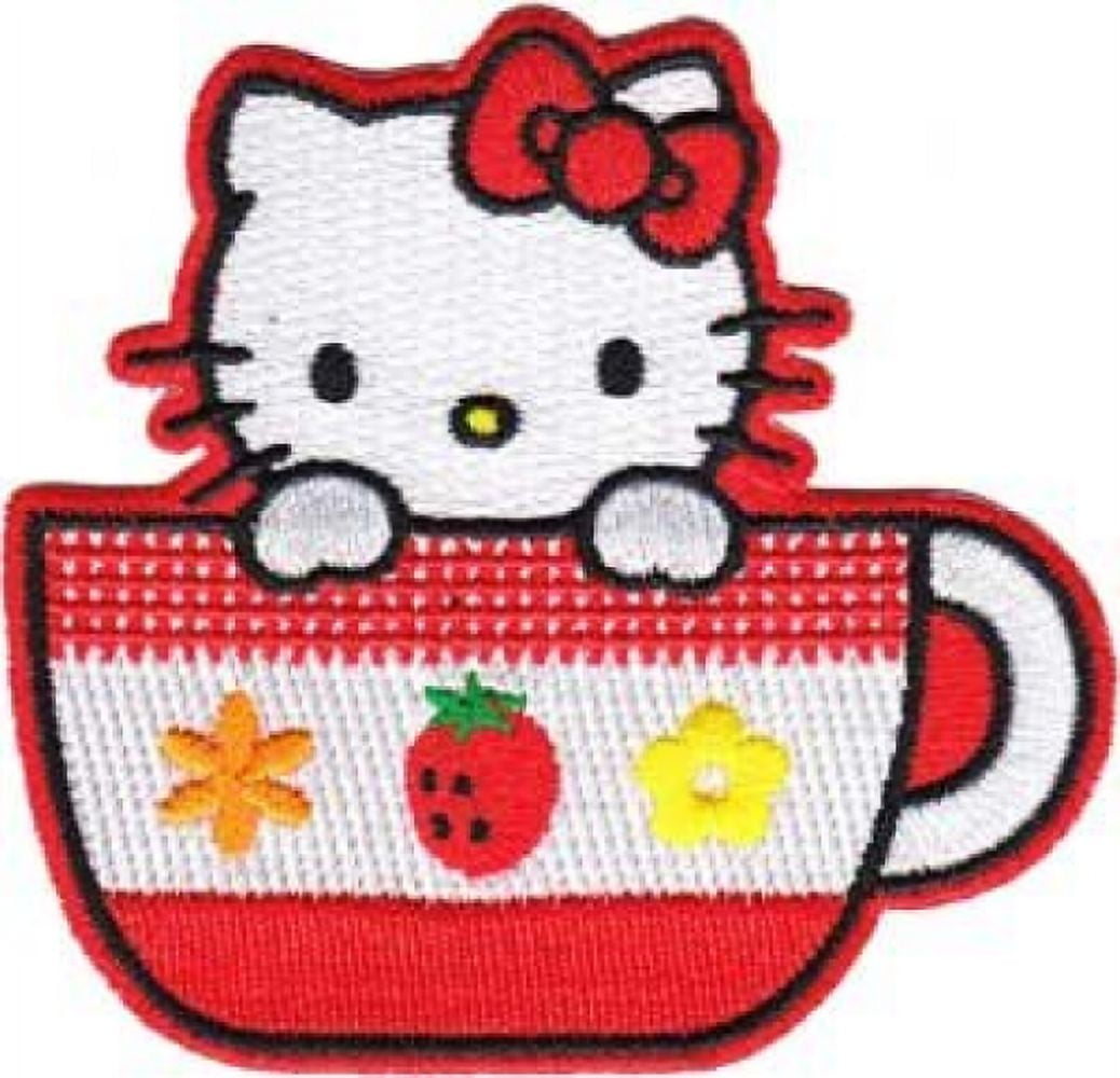 Hello Kitty Strawberry Sew On Patch