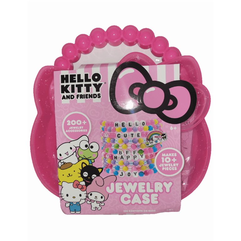 Sanrio Hello Kitty Jewelry Making Kit & Case - Kitty Case - For