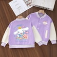 Sanrio Hello Kitty Kawaii Kuromi My Melody Girls Coat Cute Cartoon