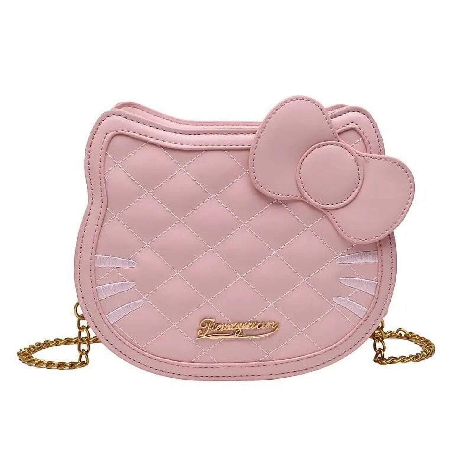 Sanrio Hello Kitty Kawaii Pu Shoulder Bag Mymelody Cinnamoroll Wallet Purses Handbags Kuromi 9638