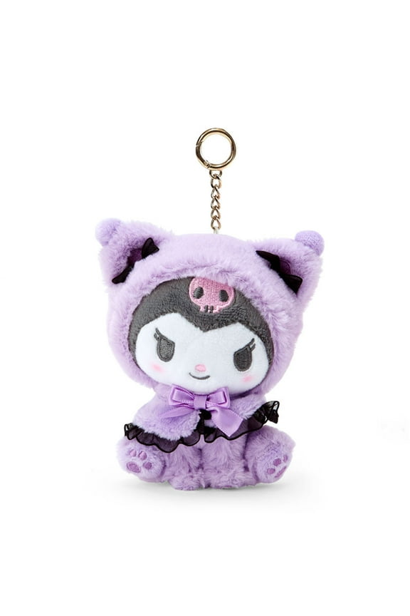 Sanrio Hello Kitty Keychain My Melody Kuromi Plush Keyring Kawaii Cinnamoroll Children Toys Keychains Cute Pompom Purin Gifts