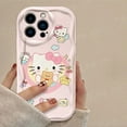 Sanrio Hello Kitty Kuromi 3D Wave Case For iPhone 15 14 13 12 11 Pro