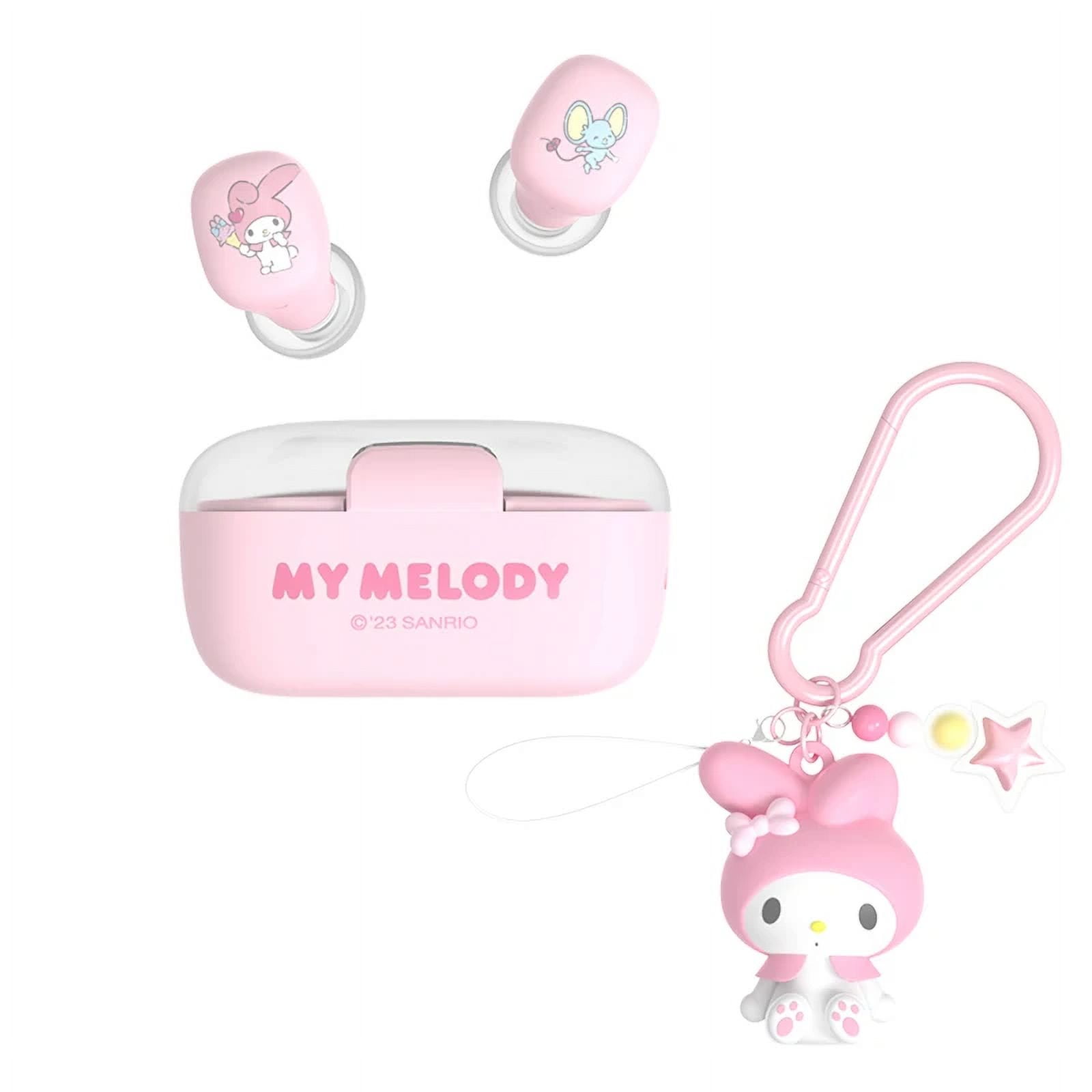 Sanrio Hello Kitty Kuromi Bluetooth Earbuds Cinnamoroll Melody Wireless Headphones Gifts