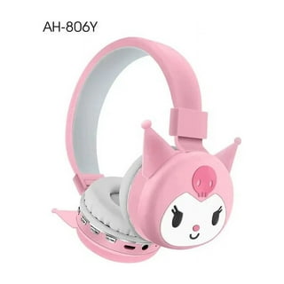 Wireless Over-ear Headphones Kawaii Cartoon Cute Icon. Gadget For