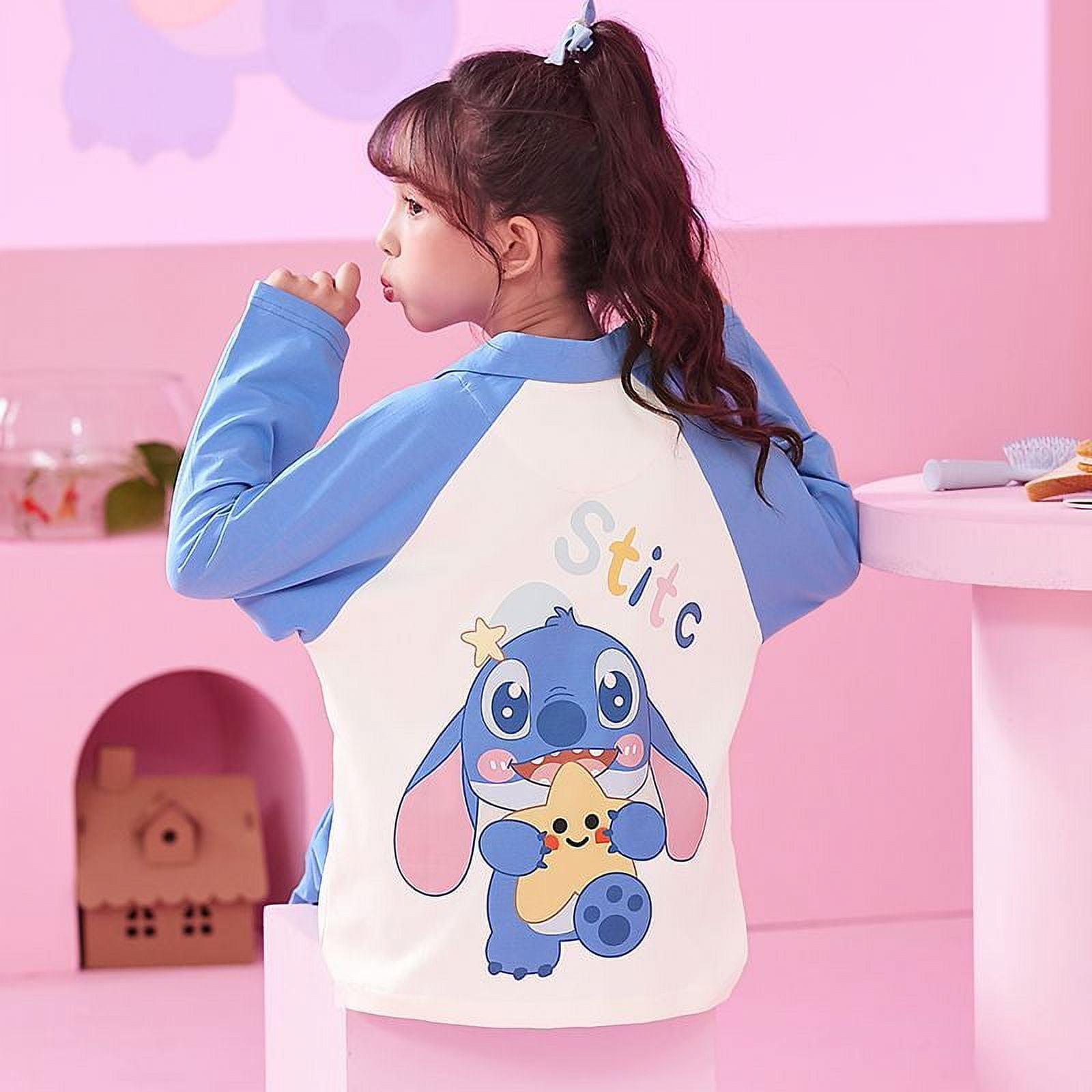 Sanrio Cartoon Kuromi Pajamas Kawaii Anime Cinnamoroll Kids Sleepwear  Spring Autumn Girls Home Clothing Girl Children Clothing