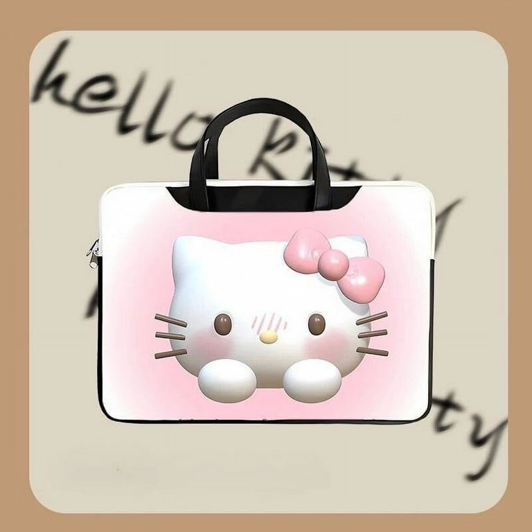 Sanrio Hello Kitty Laptop Bag Kawaii Cartoon Waterproof Shockproof Soft Cover Case for 15.6 16 Inch Notebook Computer Case Walmart