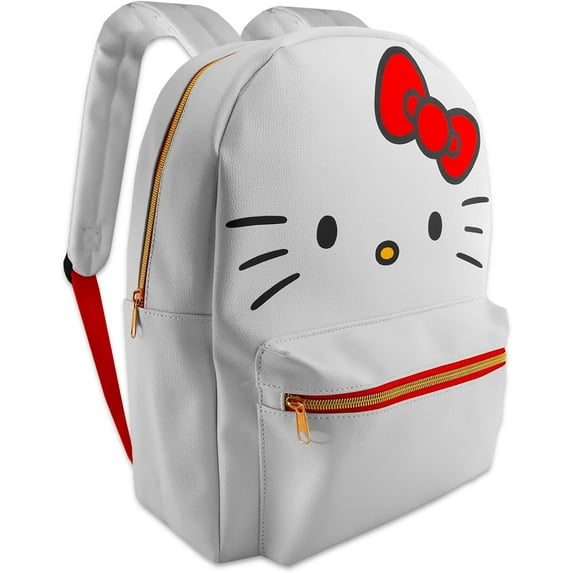 Sanrio Hello Kitty Large Backpack 16 Inches Leatherette All-over In-print Backpack