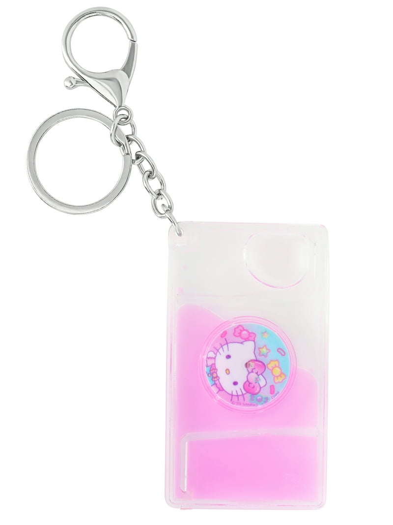 Sanrio Girl's Hello Kitty Liquid Keychain Charm - Walmart.com