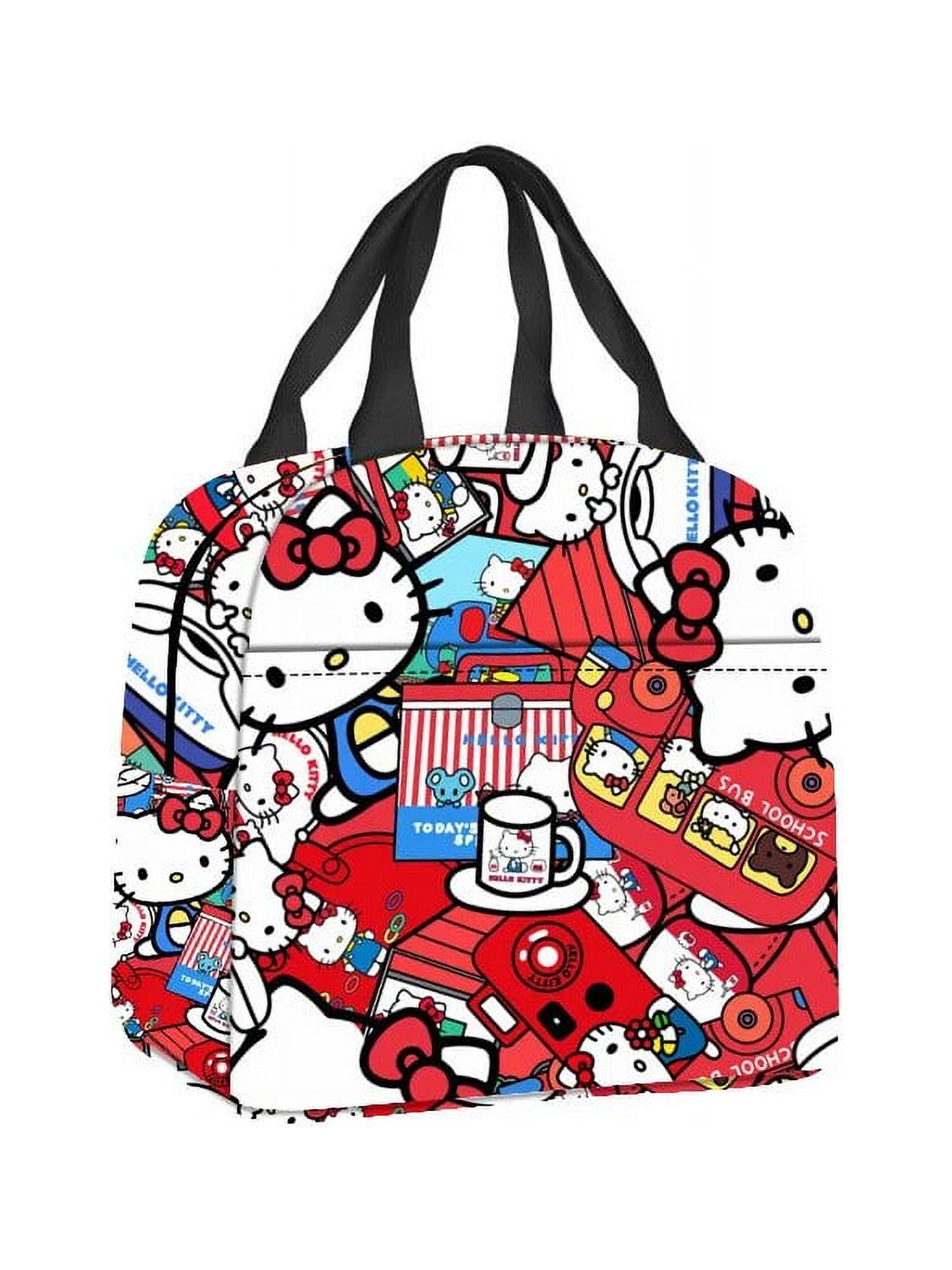 Sanrio Hello Kitty Lunch Bags Students Portable Food Box Camping Picnic