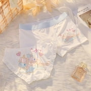 Sanrio Hello Kitty Melody Cinnamoroll Pochacco Two Set Of Couples Underwear Panties Cute Cartoon Boxer Shorts Briefs 2pcs Set