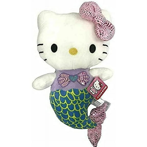 Sanrio Hello Kitty Mermaid 12 Inch Stuffed Figure Animal Plush Toy