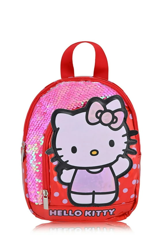 Sanrio Hello Kitty Mini Backpack for Girls - Red