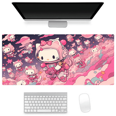 Sanrio  Hello Kitty Mousepad Large Gaming Mouse Pad Compute mouse mat For PC Keyboard Mat