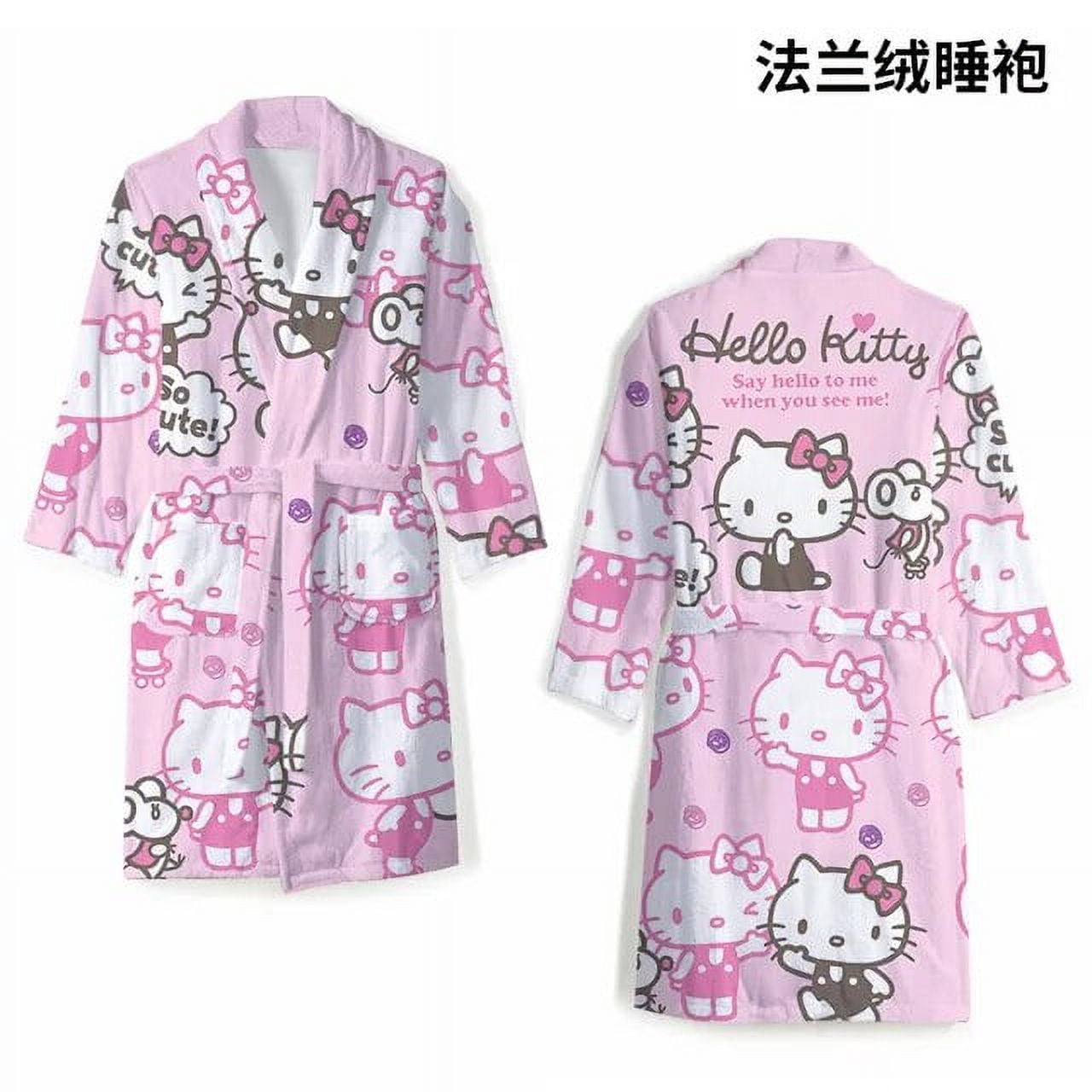 Sanrio Hello Kitty My Melody Cartoon Women Nightgown Lady Cute Pajamas ...