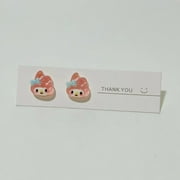 LISA LEE Sanrio Hello Kitty My Melody Cinnamoroll Charm Earrings for Women Girls Creative Delicate Pearl Wedding Jewelry Gifts Earrings