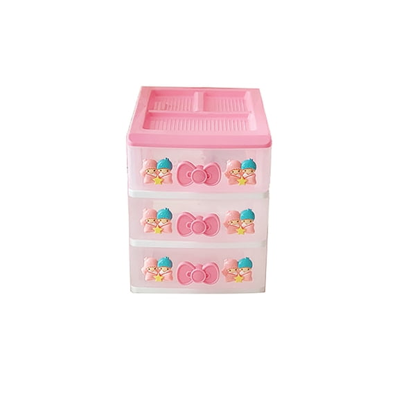 Sanrio Hello Kitty My Melody Drawer Storage Box Cartoon Desktop Storage