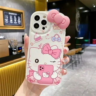 for iPhone 15 14 13 Pro Max iPhone Xs iPhone Case 8 plus Rhinestone 7  Cartoon Hello Kitty 11 Protective Case 6 Female 12