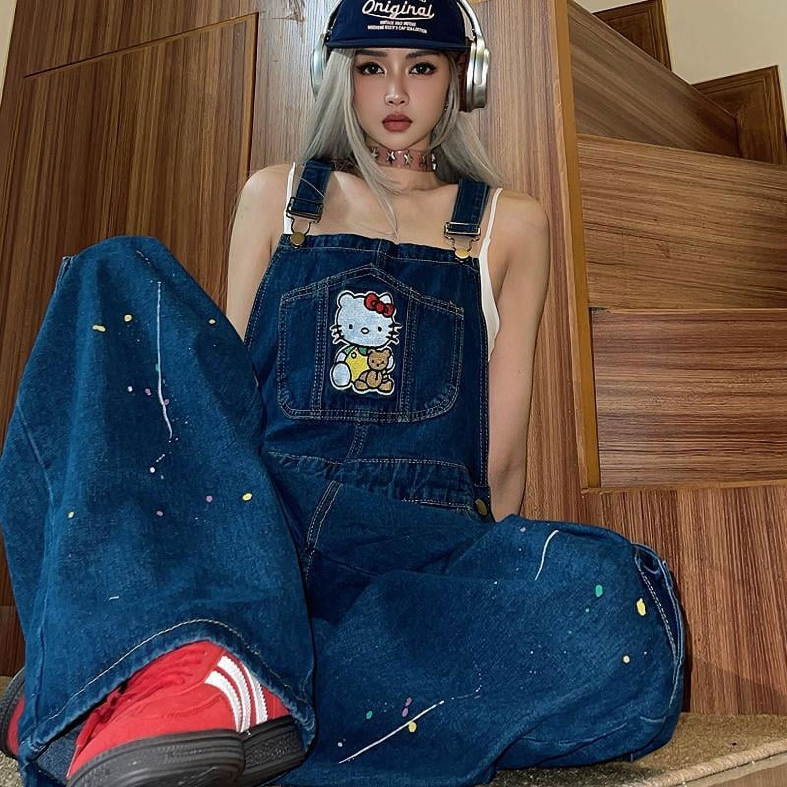 Sanrio Hello Kitty New Luxury Design American Style Overalls Y2k 