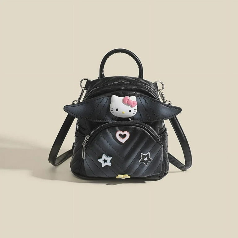 Sanrio Hello Kitty New Mini Backpack Luxury Brand Cute Women s Backpack Multi Functional 3D Girls School Bag Cartoon Fashion Walmart