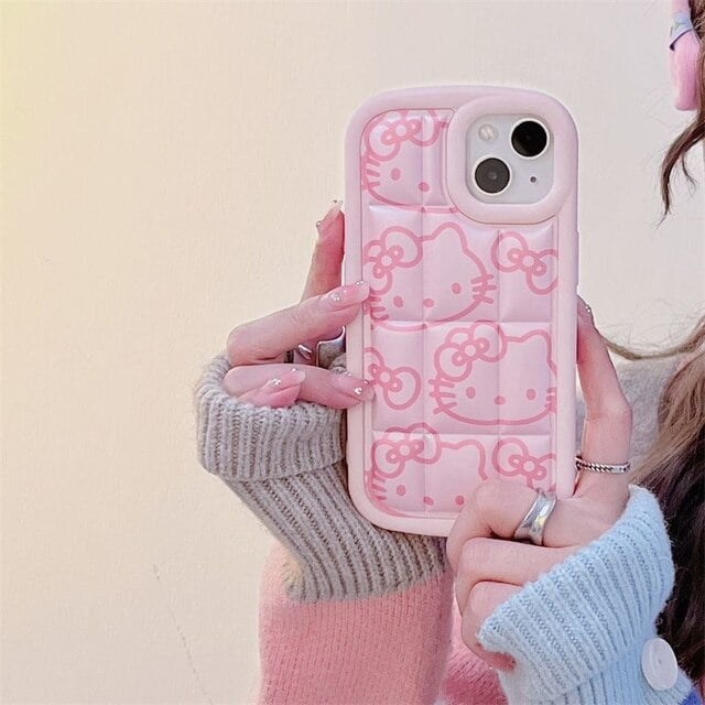 Cute Girl Kawaii Hello Kitty Sanrio Phone Case For iPhone 11 12 13