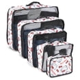 thumbnail image 1 of Sanrio Hello Kitty Packing Cubes, 5 Piece Set Travel Essential Packing Case White, 1 of 7