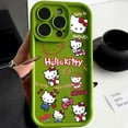 thumbnail image 1 of Sanrio Hello Kitty Pattern Silicone Phone Case For iPhone 11 12 13 14 15 Pro Max XS XR X 7 8 Plus SE 2020 2022 Shockproof Cover, 1 of 5