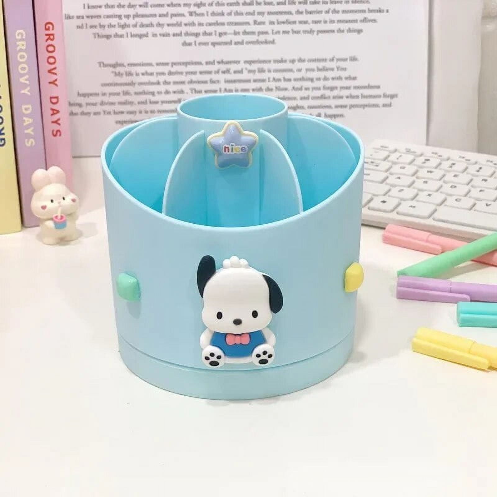 Sanrio Hello Kitty Pen Holder Cinnamoroll Kuromi Cute Brush Storage