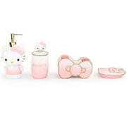 Sanrio Hello Kitty Pink Ombre 4 Piece Bath Accessories Set