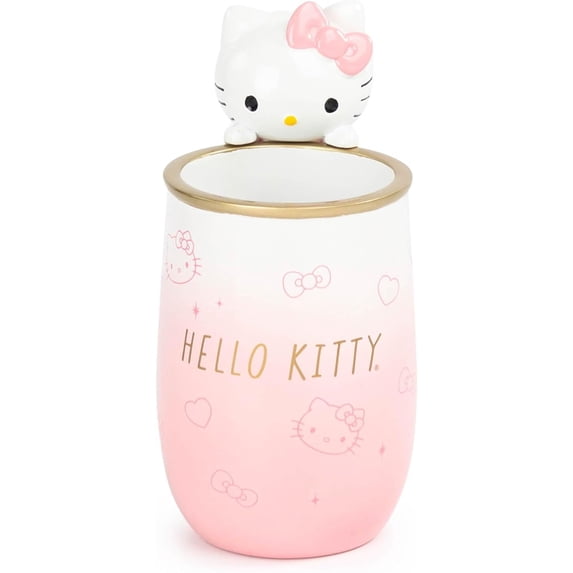 Roll-on Ombre à Paupières Hello Kitty Paillettes Rose Rainbow - 1,4 G, Hypoallergénique, Fabriqué En France | Maquillage Glitter Tendance