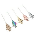thumbnail image 1 of WORGEOUS 6Pcs Steel Tea Infuser Assorted Color for Christmas Home Use, 1 of 8