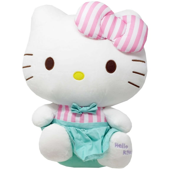 Sanrio Hello Kitty Plush (Green & Pink)