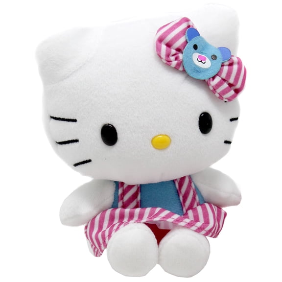 Sanrio Hello Kitty Plush (Pink Stripe Dress)