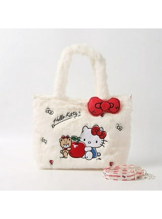 Hello Kitty & Bear Gift Bag Paper Carry Bag Holiday Gift Bag Sanrio 9.8 X  11.3 Pink Inspired by You.