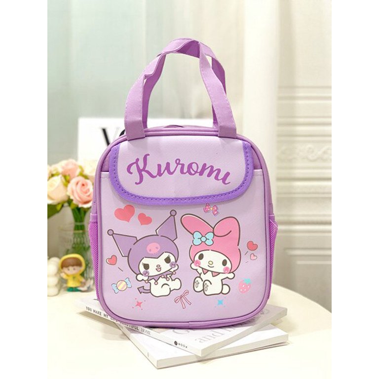 Kawaii Lunch Bag Women Cute Bear Picnic Travel Thermal Breakfast