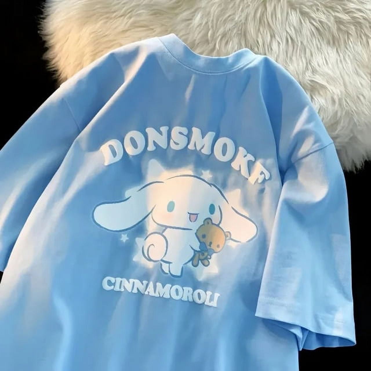 Sanrio Hello Kitty Print T-shirts Y2k Cinnamoroll Cartoon Clothes ...