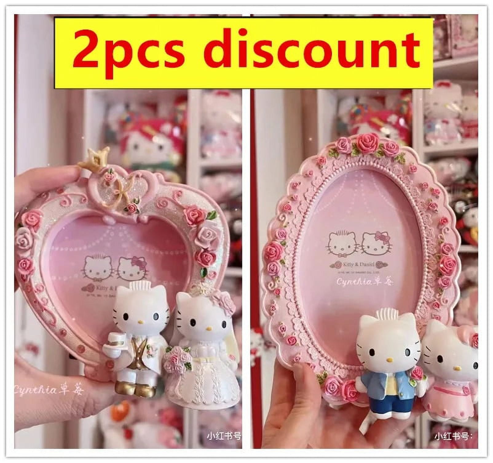 Sanrio Hello Kitty Pumpkin Carriage Resin Photo Frame Cartoon