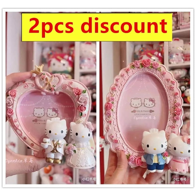 Sanrio Hello Kitty Pumpkin Carriage Resin Photo Frame Cartoon