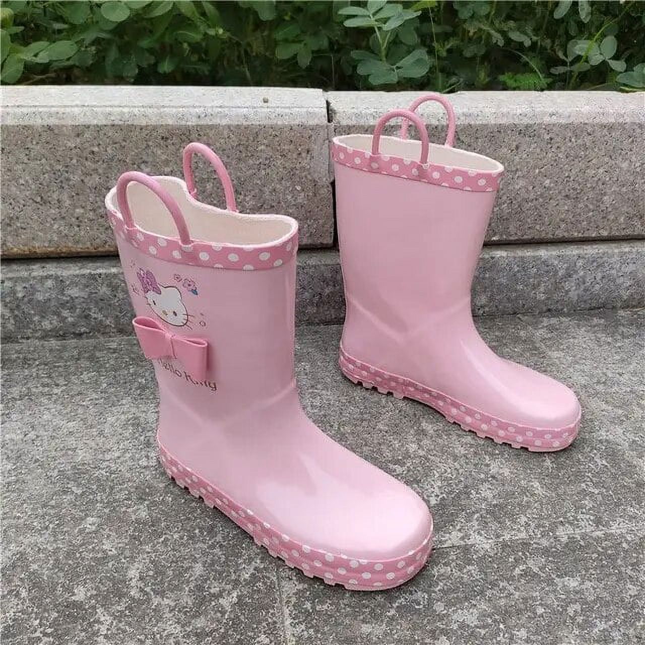 Sanrio Hello Kitty Rain Boots Children Comfortable Anime Can Be Worn In