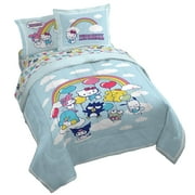 Sanrio Hello Kitty Rainbowtastic Day 5 Piece Twin Size Comforter Set with Shams