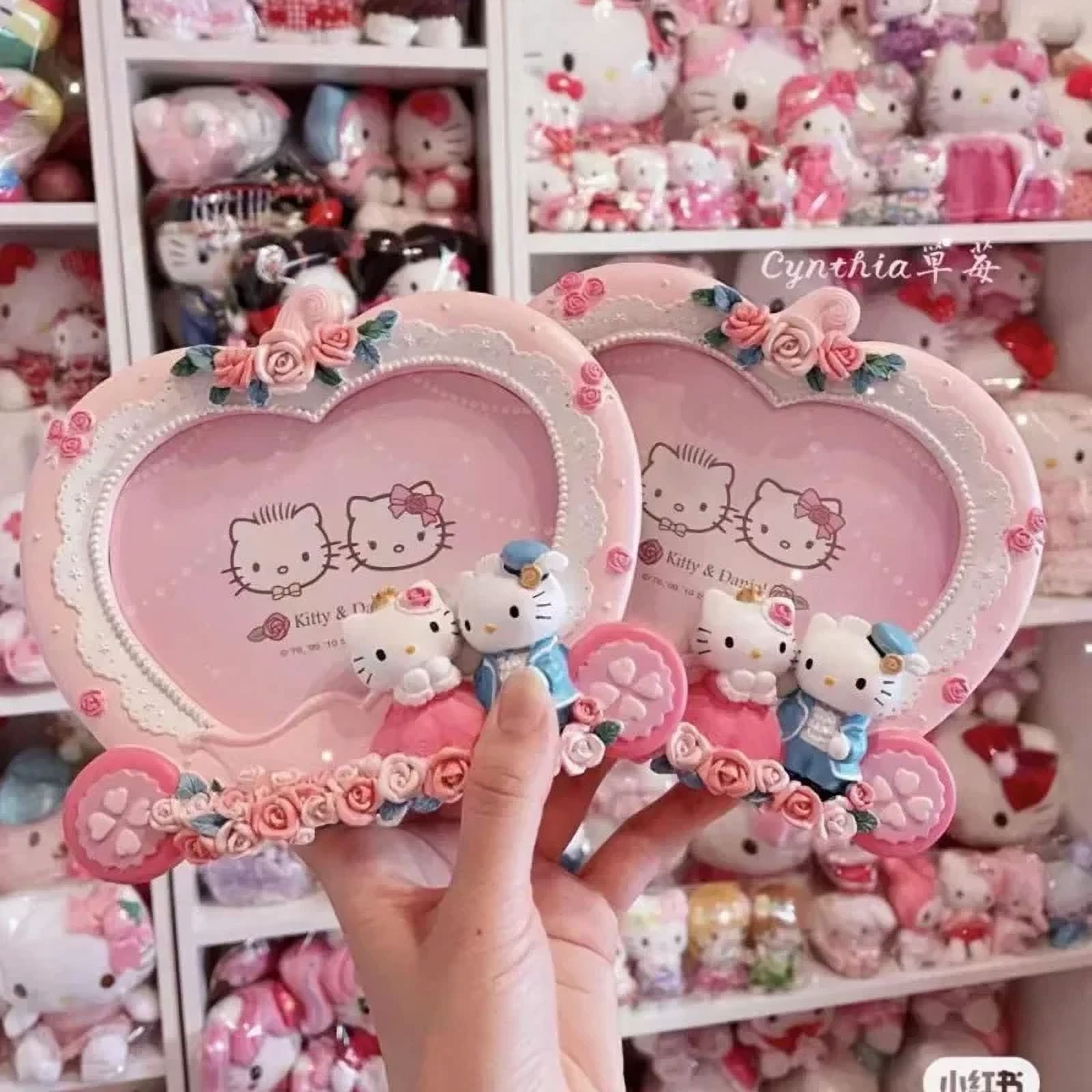 Sanrio Hello Kitty Resin Photo Frame Cartoon Posters Hanger Decoration ...