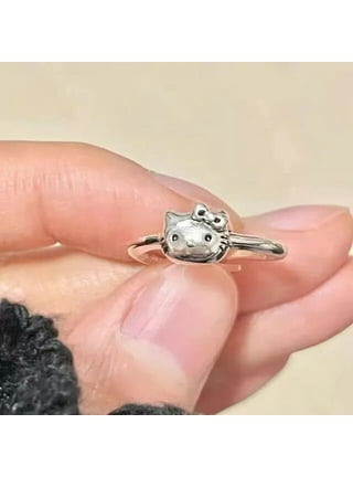 Hello kitty sterling silver ring deals