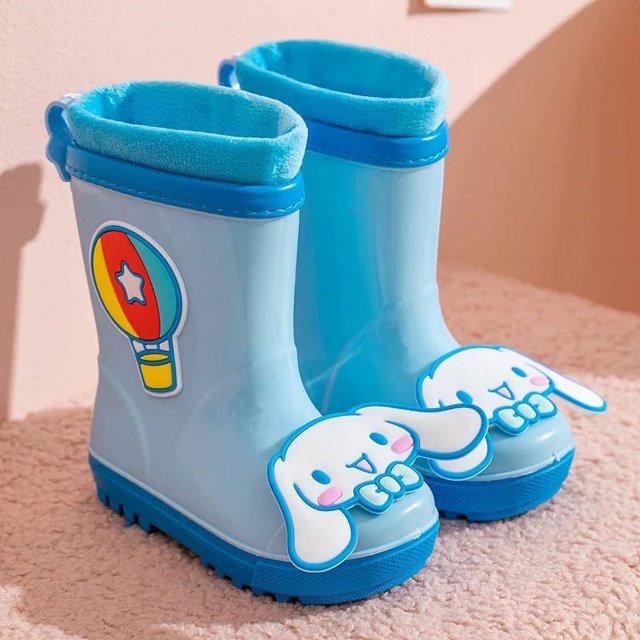 Sanrio Hello Kitty Rubber Rain Boots Cartoon Cinnamoroll Kuromi Kid‘s
