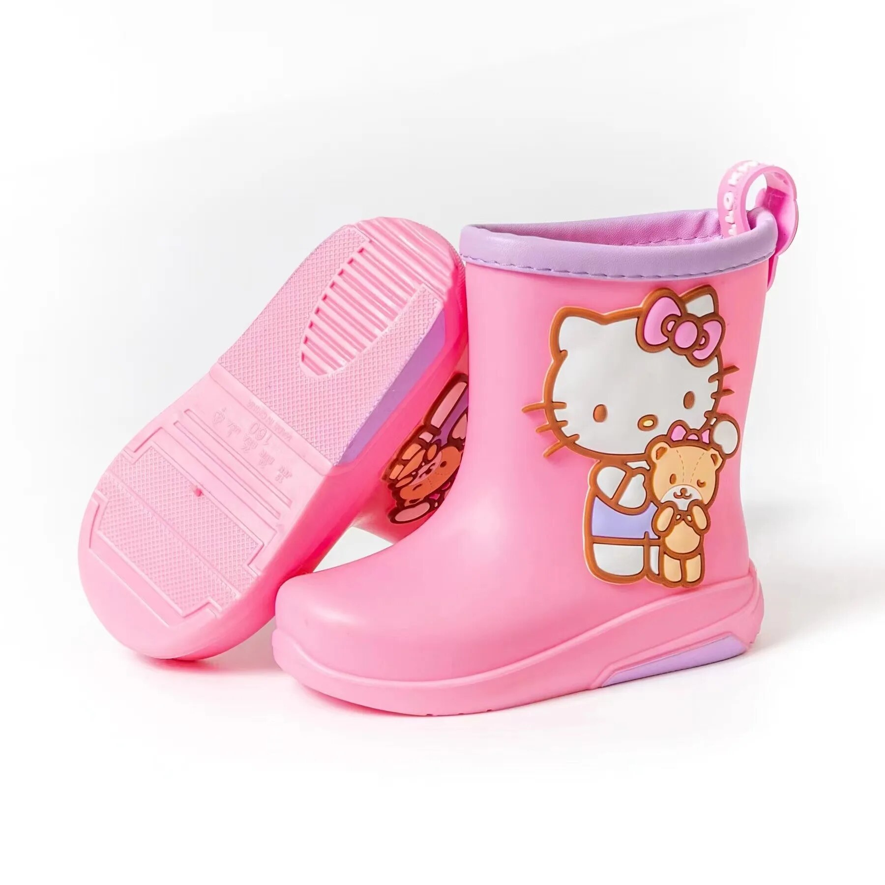 Sanrio Hello Kitty Rubber Rain Boots Cartoon Cinnamoroll Kuromi Kid‘s