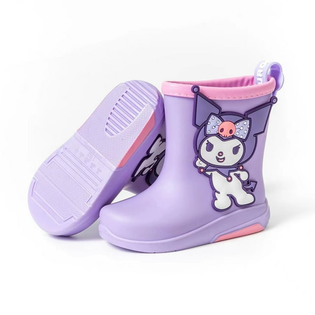 Sanrio Hello Kitty Rubber Rain Boots Cartoon Cinnamoroll Kuromi Kid‘s