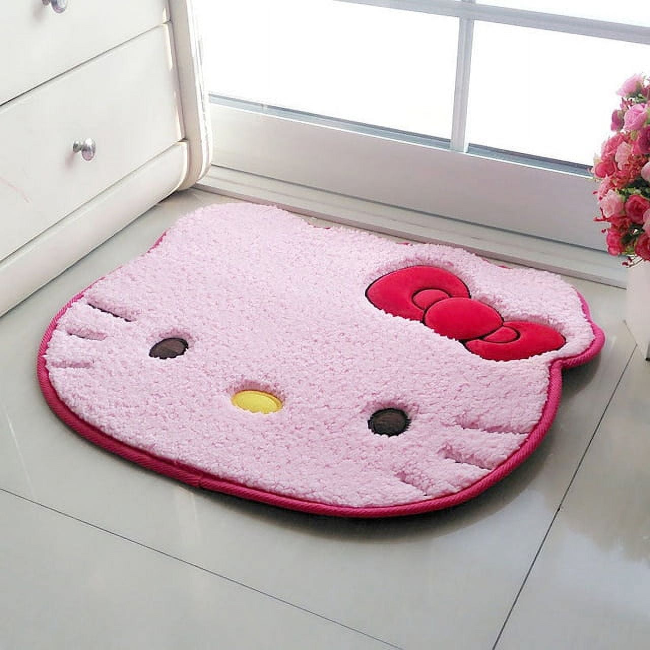 Sanrio Hello Kitty Rug Cartoon Cute Floor Bath Mat Velvet Memory