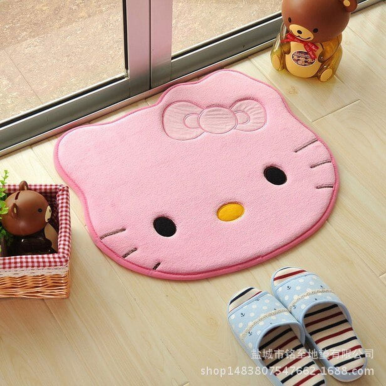Sanrio Hello Kitty Rug Cartoon Cute Kt Floor Mat Memory Cotton Car