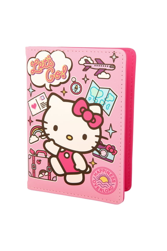 Hello Kitty Sanrio Passport Holder Travel Accessories, Officially Licensed
