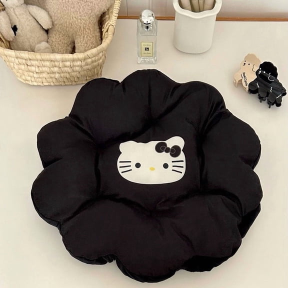 Sanrio Hello Kitty Seat Cushion Cartoon Flower Soft Pad Window Home Office Computer Chair Mat Bedroom