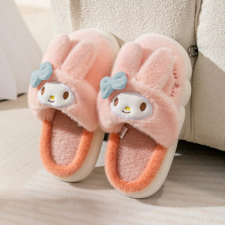 Sanrio Hello Kitty Slippers Kuromi My Melody Keroppi Kawaii Anime